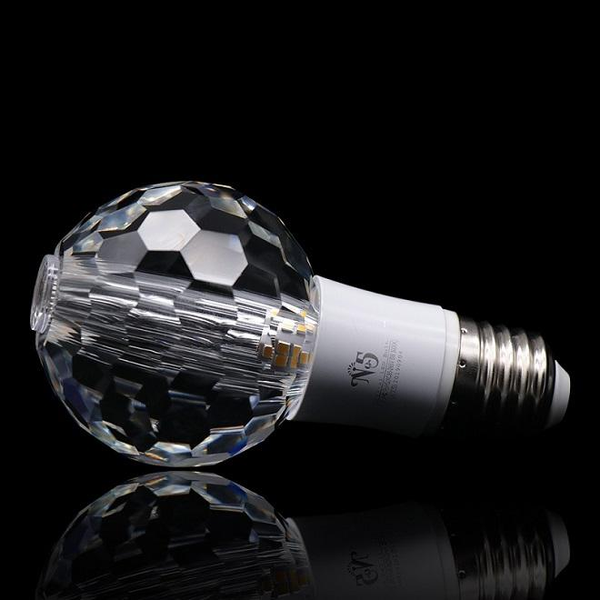 Crystal LED Light Bulb – Decorative Faceted Globe, E27 Base, 5W, 3000K/4000K, for Ceiling & Ambient Lighting